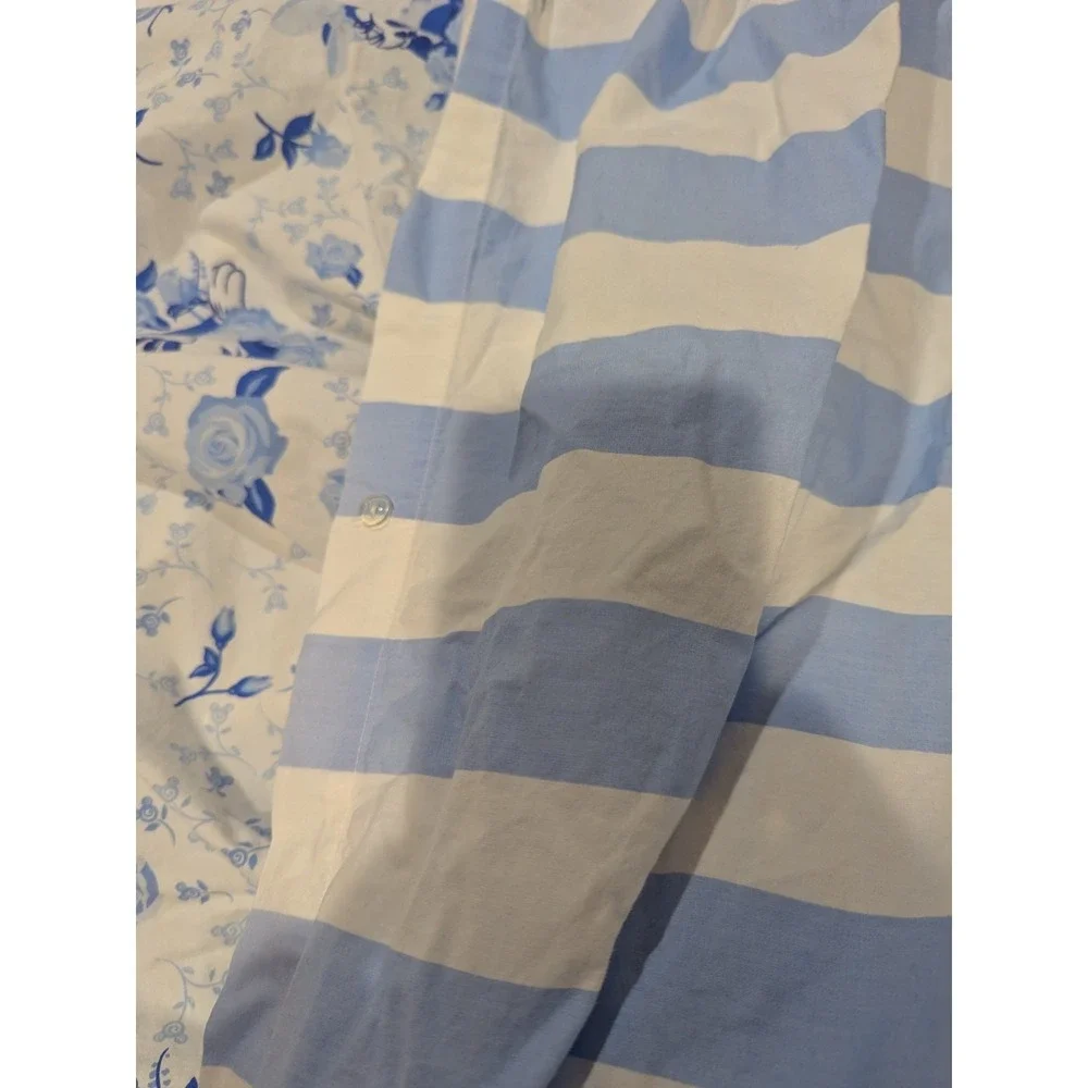 VTG Disney Mickey Mouse Blue‎ Floral Rose Comforter Portugal Cotton Cottagecore